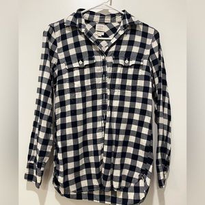 J. Crew XXS Women’s Plaid Button-down